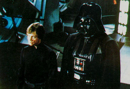 Luke and Vador