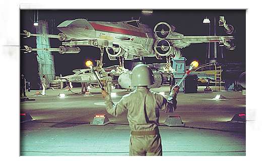 X-Wing landing
